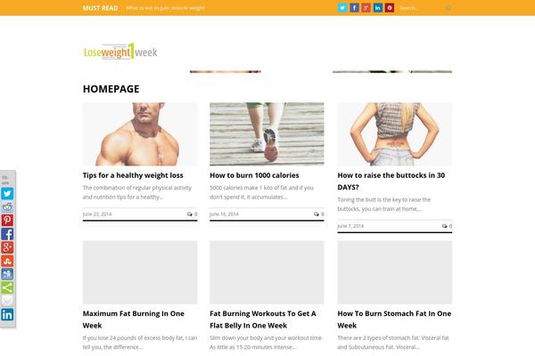 Rigel theme site design template sample