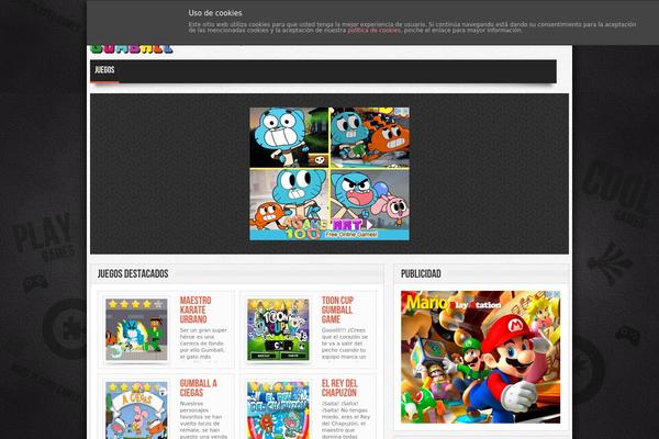 losjuegosdegumball.com site used Kiaratheme2_2