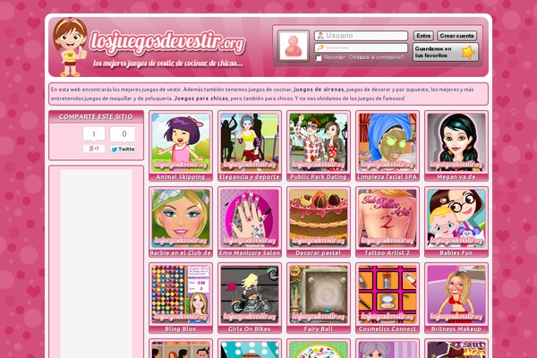 losjuegosdevestir.org site used Ljdv2