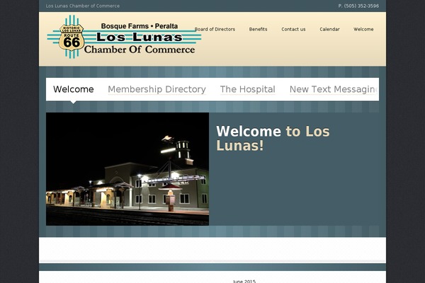 loslunaschamber.com site used Comdex