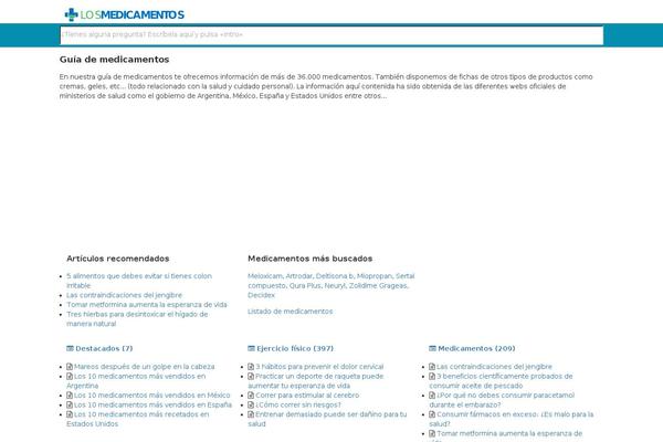 losmedicamentos.net site used Losmedicamentosv2