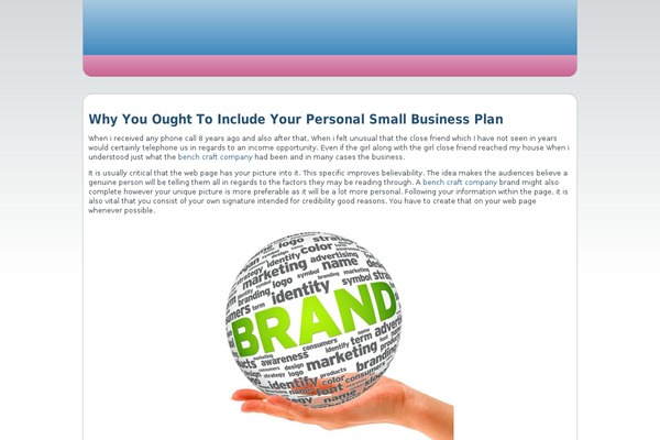 Blitz theme site design template sample