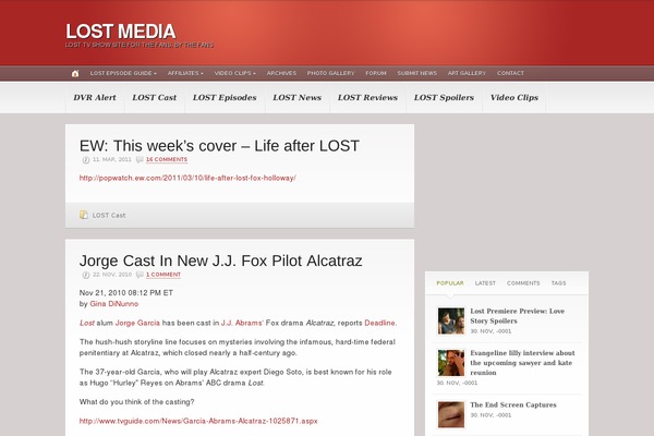 Headlines theme site design template sample