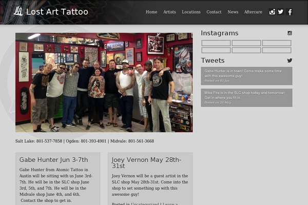 Site using Instagram Picture plugin