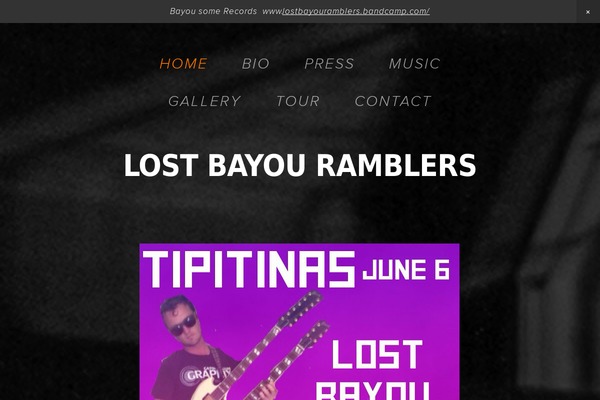 Site using GigPress plugin