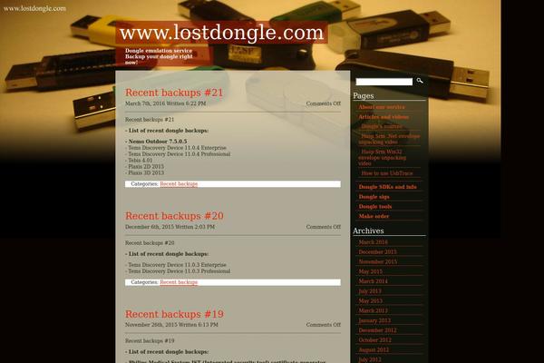 lostdongle.com site used Strange Little Town