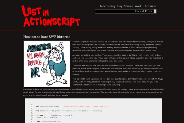 Hemingway theme site design template sample