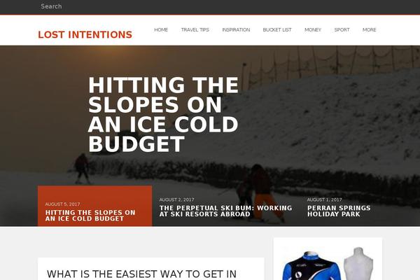 Clean Journal theme site design template sample