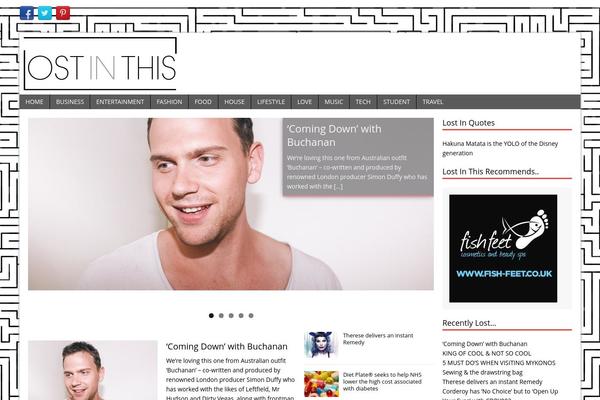 MH Magazine theme site design template sample
