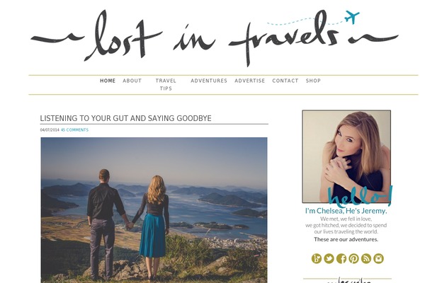 lostintravelsblog.com site used Blissful