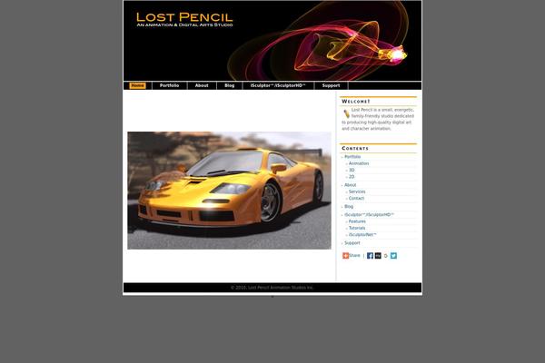 magicblue theme site design template sample
