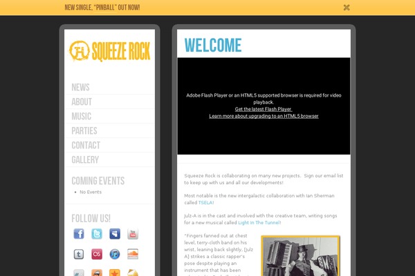 White Noise theme site design template sample