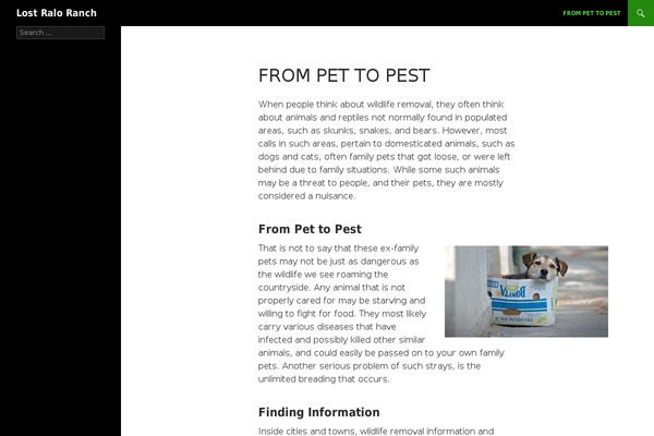 Twenty Fourteen theme site design template sample