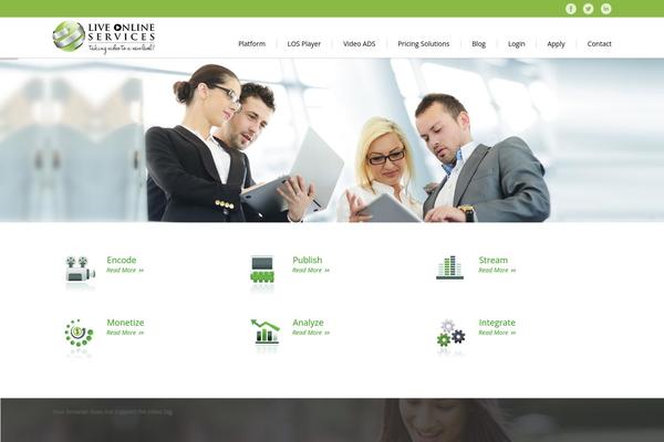 Emerald theme site design template sample