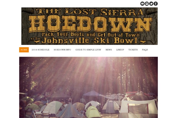 Fruitful theme site design template sample