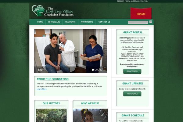 losttreefoundation.org site used Losttree_theme