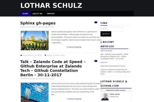 Site using GitHub Profile Widget plugin