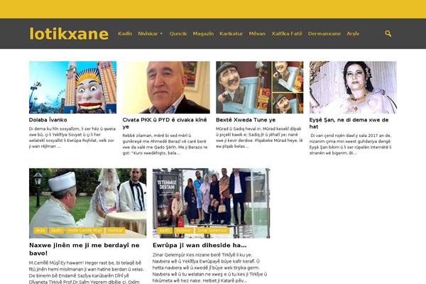 Newsever theme site design template sample