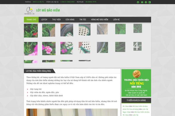 Site using Easy Portfolio plugin