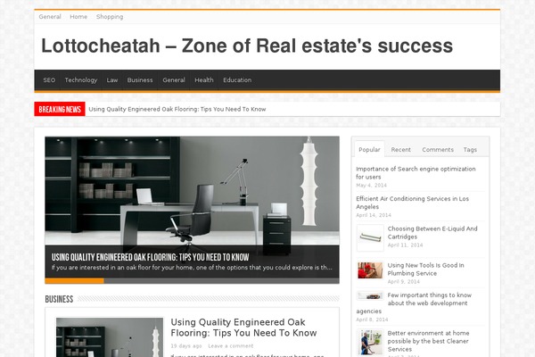 Sahifa theme site design template sample
