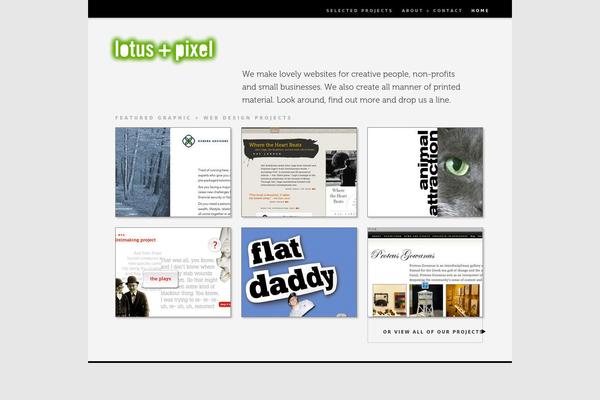 Lotus theme site design template sample