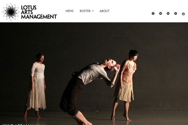 lotusartsmgmt.com site used Studiofolio