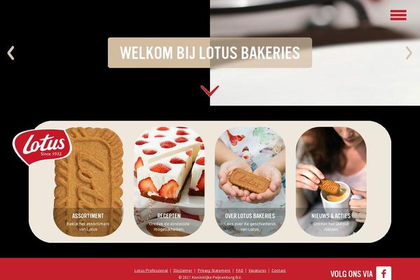 Lotus theme site design template sample