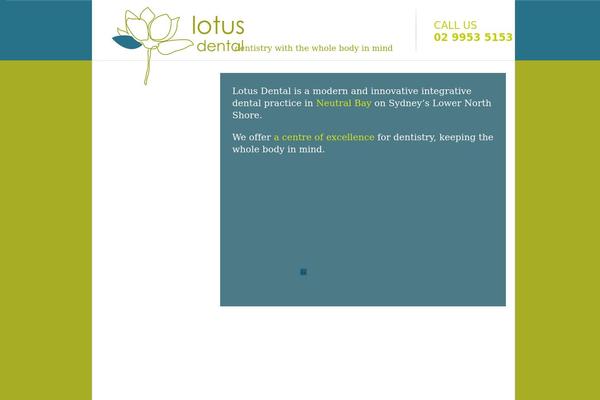 lotusdental.com.au site used Product