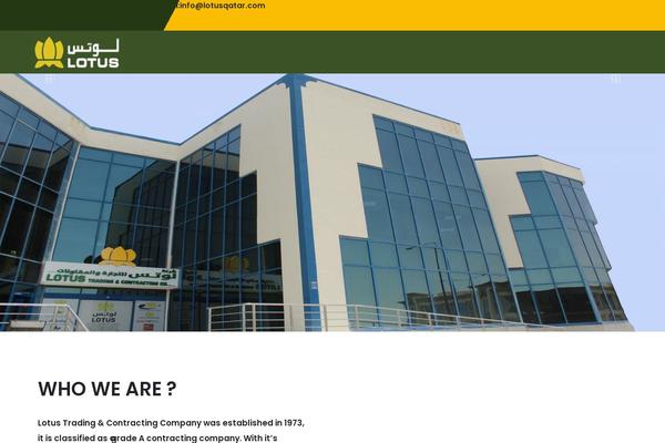Lotus theme site design template sample