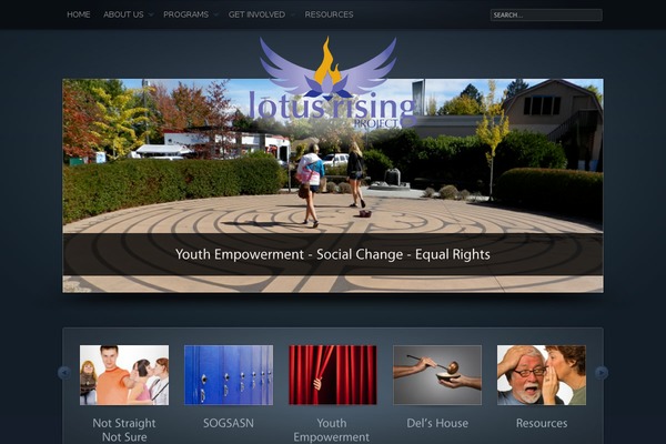 lotusrisingproject.org site used Parallelus-traject