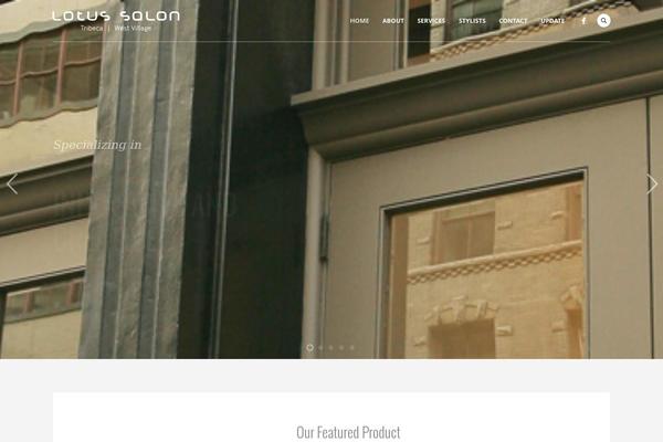 Porcelain theme site design template sample