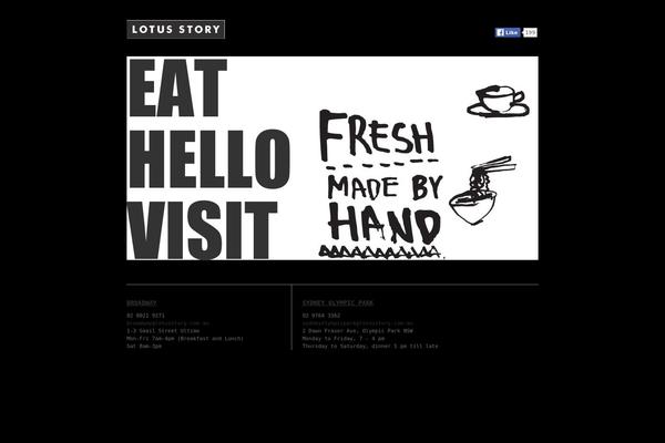 Lotus theme site design template sample