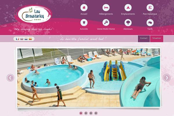 Nebula theme site design template sample