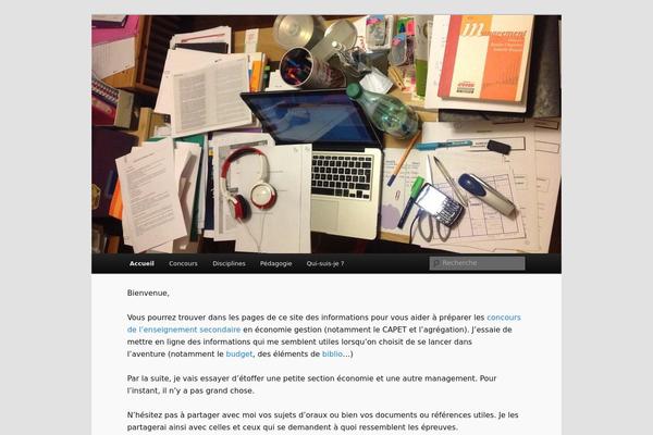 Twenty Eleven theme site design template sample