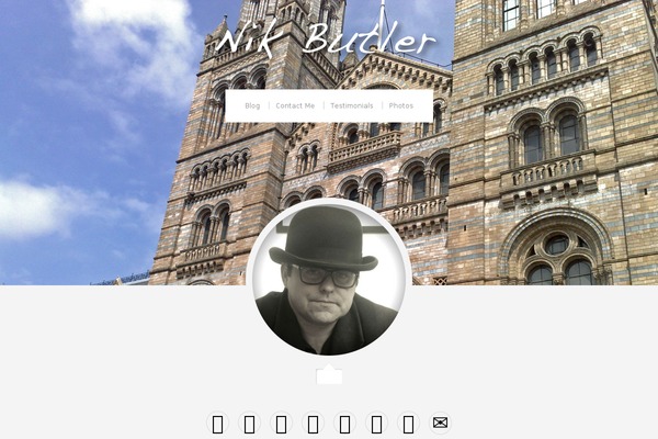 Organic_profile theme site design template sample