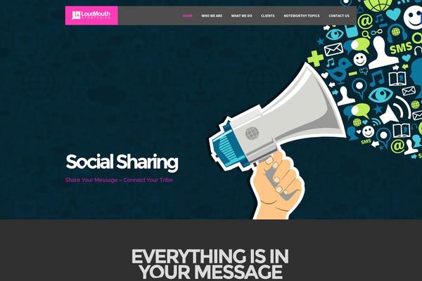Inside theme site design template sample