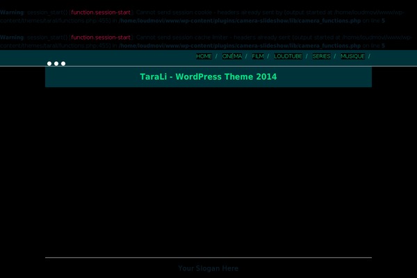 loudmovies.com site used Tarali