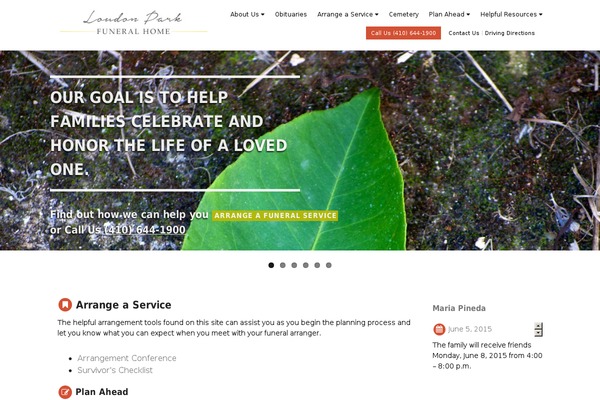 Blanc theme site design template sample