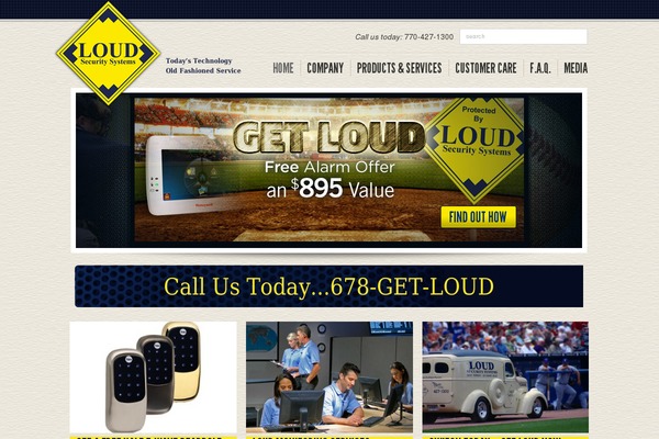 loudsecurity.com site used Loudsecuritysystems