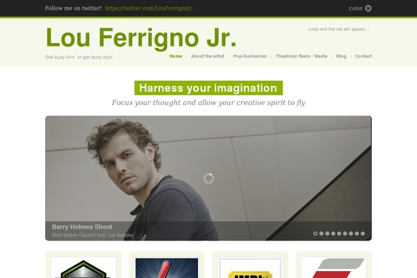 Alpha theme site design template sample