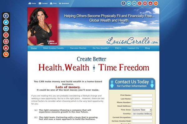 Site using Floating Social Media Links plugin