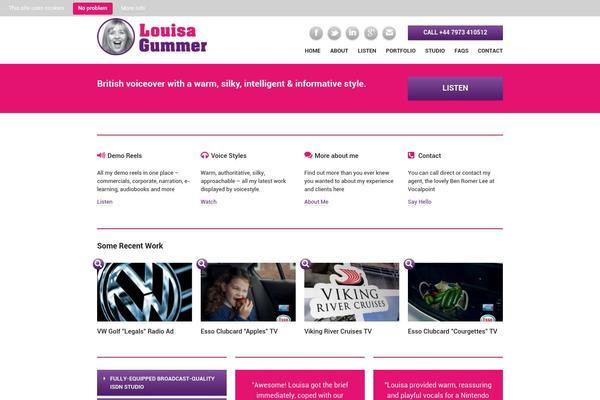Pax theme site design template sample