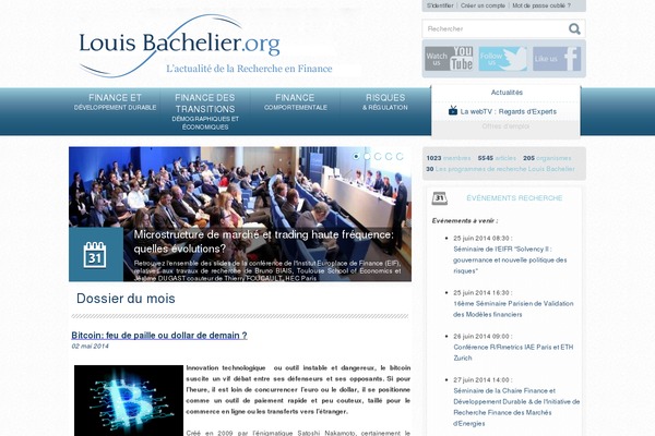 louisbachelier.org site used Louisbachelier