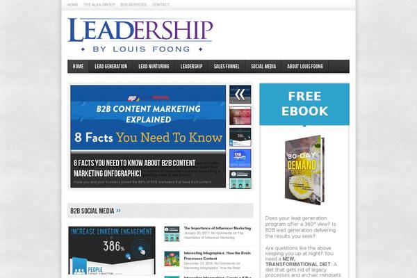 avenue theme site design template sample