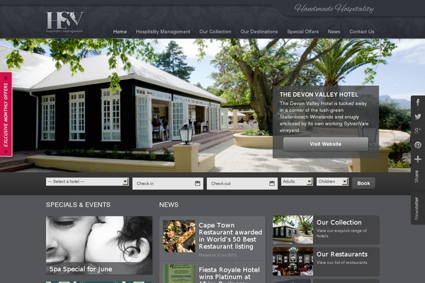 louisgrouphotels.com site used Hsv