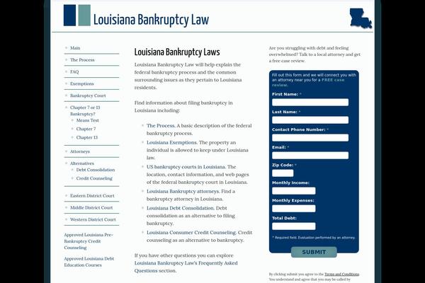 Focus theme site design template sample
