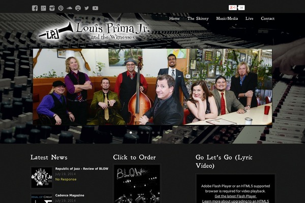 Musicpro theme site design template sample