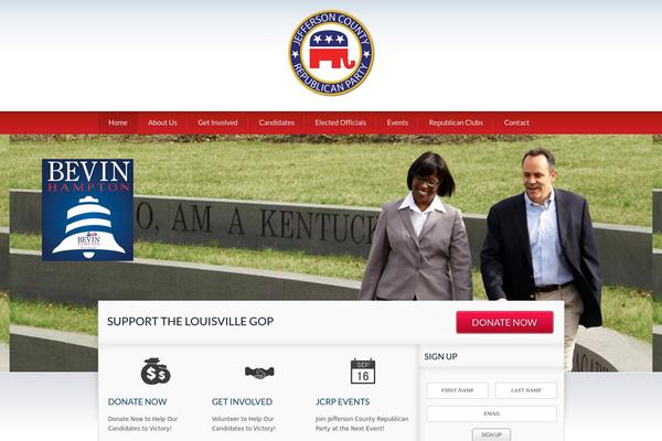 The-cause theme site design template sample