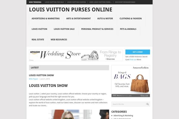 Site using Faster Pagination plugin