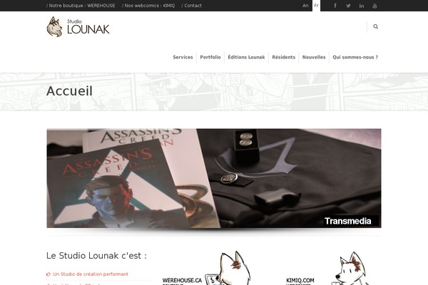 lounak.com site used Sympathique